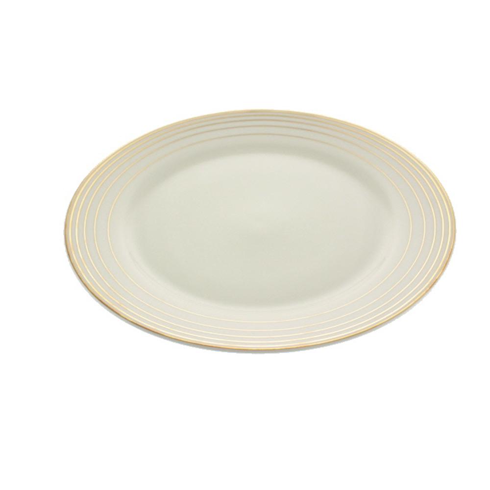 Charter Club Plates. Charter Club Dinnerware, Red Rim Salad Plate.