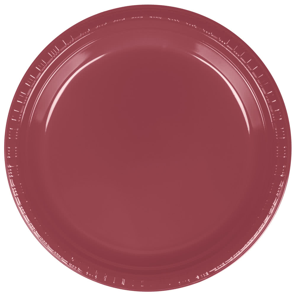 Burgundy Plastic Plates Exquisite Inch Burgundy Plastic Plates