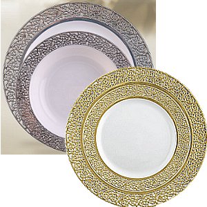 Fancy Plastic Plates For Wedding Vintage Plastic Party Disposable