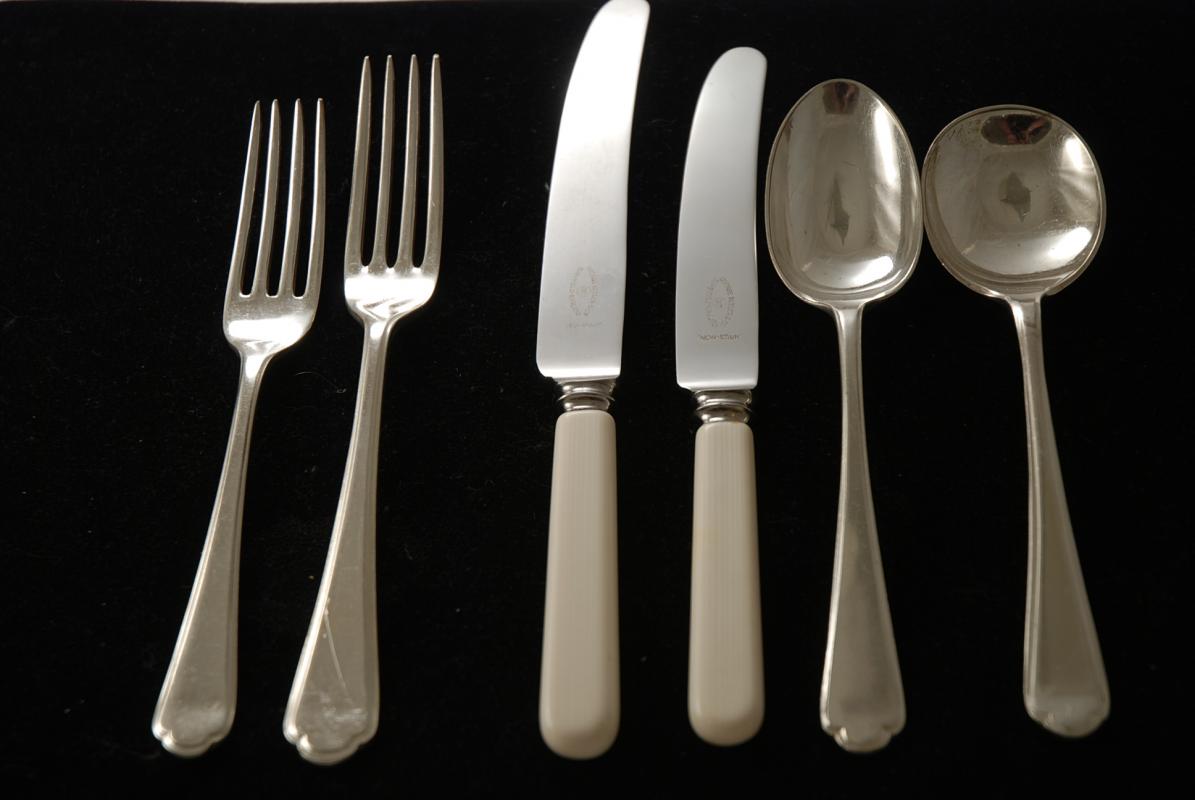 silver plated flatware