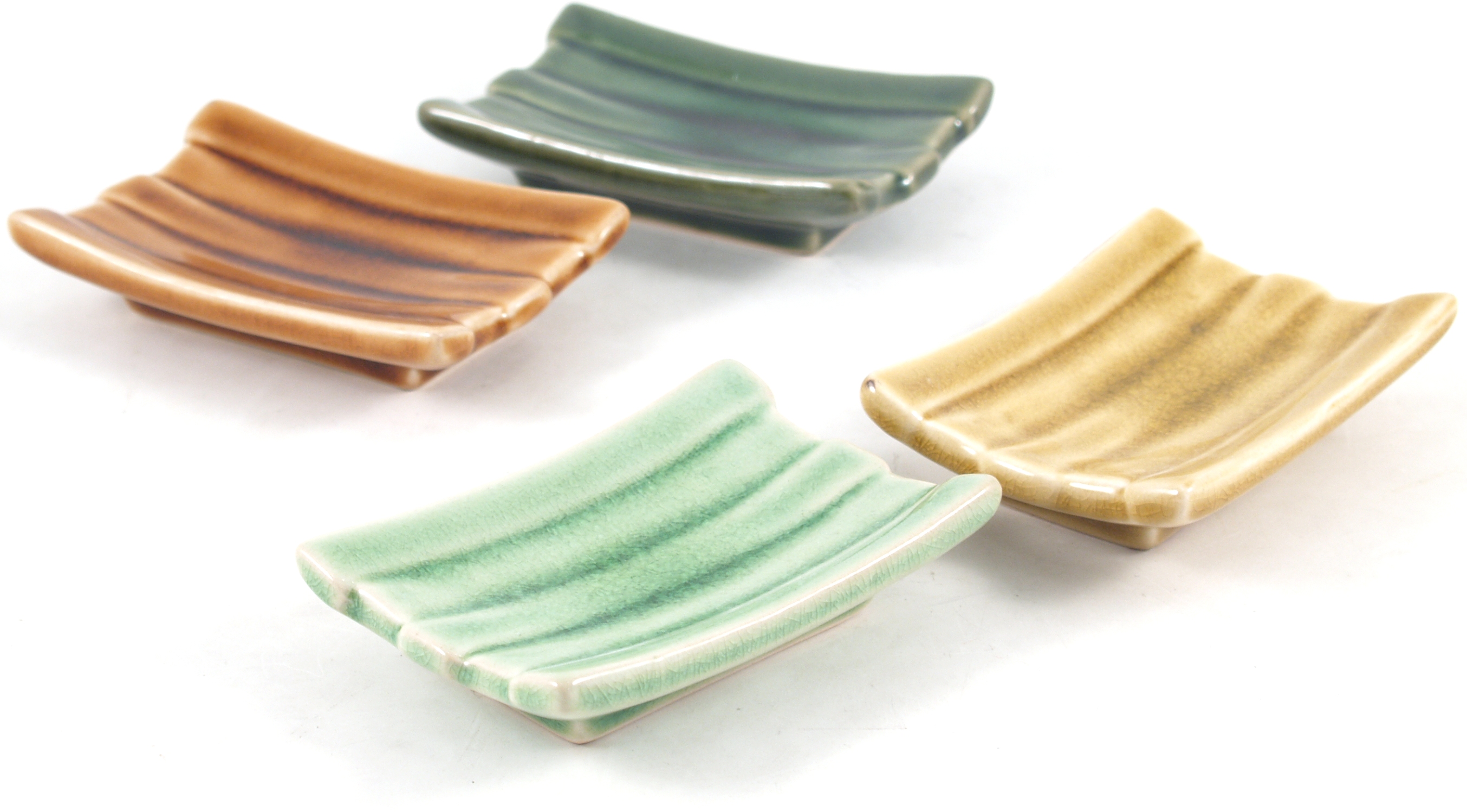 Japanese Sushi Plates. GOTOUCHI Ceramic Rectangular ...