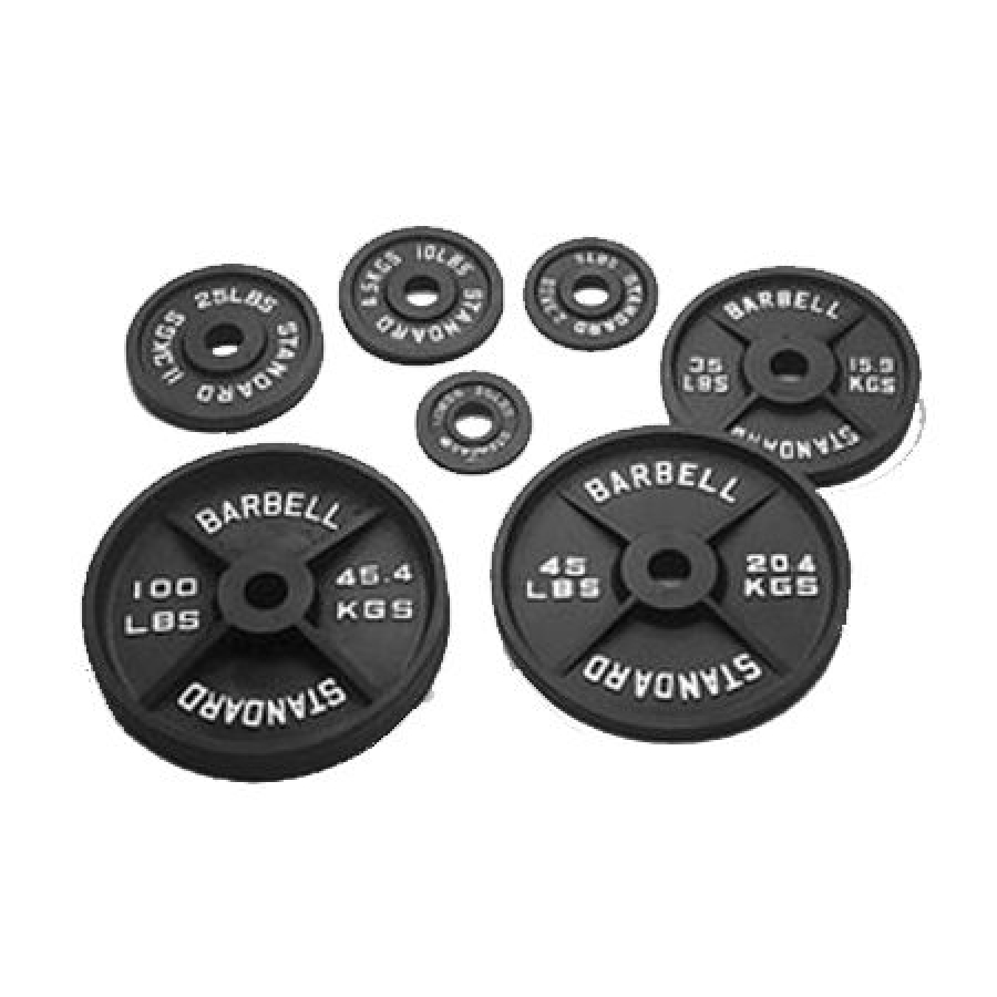 Olympic Barbell Plates. CAP Barbell 2-Inch Olympic Grip Plate, 25 lbs.