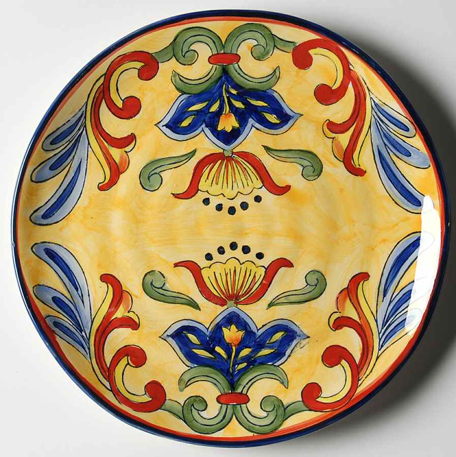 Maxcera Plates. MAXCERA Poppies Square Dinner Plate.