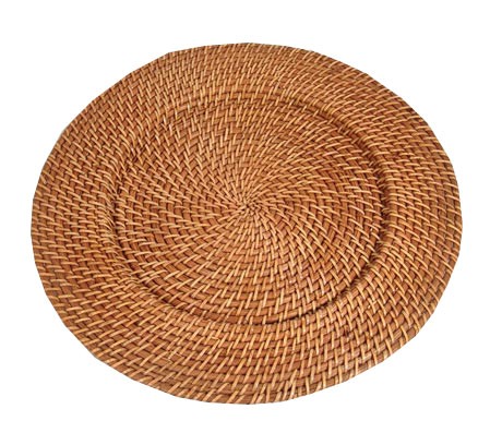 Rattan Charger Plates. Jay Import Round Rattan Chargers Set of 4 ...